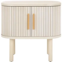 Tealla 2 Tambour Door Nightstand - NST9610 - Safavieh -Heaco GUEST bd52d20a 8024 4c9a 89fa 71404d066b16