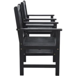 Brea Twin Seat Bench - Outdoor - Safavieh -Heaco GUEST bffacca3 49ea 46fb adfe 690909130094