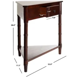 Gomez Corner Table - AMH5709 -Safavieh Couture -Heaco GUEST c00b6b19 a3ac 471a b52e a358bf40aa1d