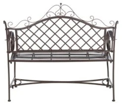 Abner Wrought Iron 45.75 Inch W Outdoor Garden Bench - Safavieh 15 Abner Wrought Iron 45.75 Inch W Outdoor Garden Bench - Safavieh -Heaco GUEST c1216c9a 69ee 4d91 83f3 beae743b25f0