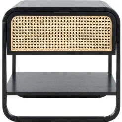 Yunis 1 Drawer 1 Open Shelf Nightstand - NST9205 - Safavieh -Heaco GUEST c20547ea 133b 4d19 9016 38960404eb2c