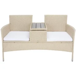Viora Loveseat - Outdoor - Safavieh -Heaco GUEST c2541d55 7278 4f34 aabc 9839a9438f1b
