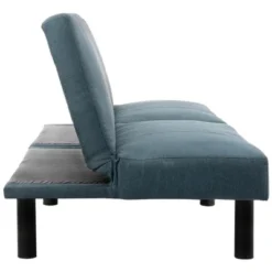 Astoria Foldable Futon Bed - LVS2003 - Navy/Black - Safavieh -Heaco GUEST c71c7356 7cea 43ed 8915 3e1ca82cd992