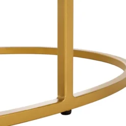 Tage Marble Coffee Table - White Marble/Gold - Safavieh -Heaco GUEST c7a7025c 06cf 41bd 9326 bf3490487836