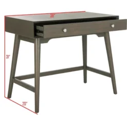 Isadora Midcentury Modern Desk - Safavieh -Heaco GUEST c8dd5c26 b677 4ab9 b335 3e671d31ce93