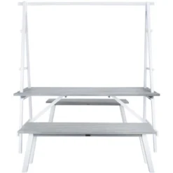 Willamy 3 Pc Dining Set - Outdoor - PAT6761 - Safavieh -Heaco GUEST c9e32cd2 e626 441b a722 c87e18fd6949