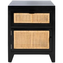Devon 1 Drawer 1 Door Nightstand - NST4002 - Safavieh -Heaco GUEST cb2b8c01 e1e1 4f0a a280 dc4f1b5464bb