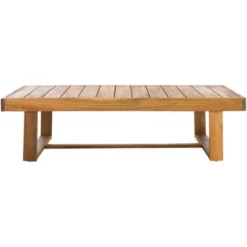 Duncan Coffee Table - Indoor/Outdoor - PAT7331 - Natural - Safavieh -Heaco GUEST cfa76475 307c 4771 9efd 548029d25ad9