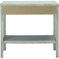 Asa 2 Drawer 1 Shelf Console Table - Turquoise/Antique Gold - Safavieh -Heaco GUEST cfae517b cbb8 4e0c 88b0 c86fa245c2ef