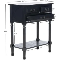 Primrose 3 Drawer Console Table - CNS5707 -Safavieh -Heaco GUEST cffa6e46 9388 414a a60a d6fb323fbb0a