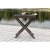 Bardia Patio Folding Tray Table - Safavieh -Heaco GUEST d1623bb3 fbb0 4bf0 8921 1dcc2f0eb566