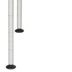 Lucien 2 Tier Microwave Rack - Chrome - Safavieh -Heaco GUEST d266337a 8aac 4016 aedf 652cd7bff284