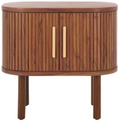 Tealla 2 Tambour Door Nightstand - NST9610 - Safavieh -Heaco GUEST d3837b1e 525d 4a9a 8d8a bd16fa341806