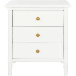 Mina 3 Drawer Nightstand - NST3500 - Safavieh -Heaco GUEST d495a9ba 0a3f 4d16 87dd 3efe87644e7c