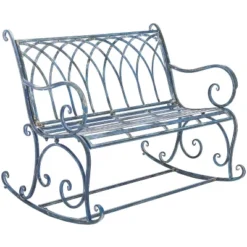 Ressi Rock Bench - Outdoor - Safavieh -Heaco GUEST d68ba111 1725 409e a5dd f6207738c44c