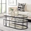 Layta 3 Shelf Coffee Table - Black/Clear - Safavieh 1 Layta 3 Shelf Coffee Table - Black/Clear - Safavieh -Heaco GUEST d7c3d567 364a 4e17 9d23 4bc8360cd25e