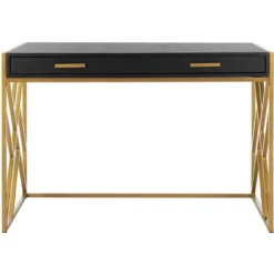 Elaine 1 Drawer Desk - Safavieh -Heaco GUEST d8df3d18 5d3a 4843 b1da a9938254e879