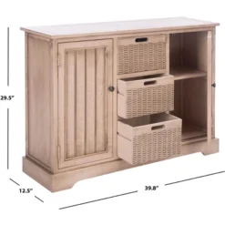 Landers 2 Drawer & 3 Removable Baskets - Safavieh -Heaco GUEST da34c7a3 10ba 47ab 95ce 2f64f75c3939