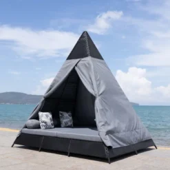 Bongo Daybed - Outdoor - PAT7736 -Safavieh -Heaco GUEST da7f62e0 a237 4932 afca 08165a81e230