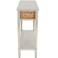 Christa Console Table With Storage - Vintage Grey - Safavieh -Heaco GUEST daf9762c 234a 4058 96dc 04d7fa1e6d07