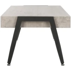 Cameron Coffee Table - Light Grey/Black - Safavieh -Heaco GUEST db37b18b 5652 42e4 94d7 821b63437e1e