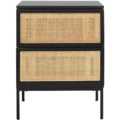 Zadie 2 Drawer Rattan Nightstand - NST5007 - Safavieh 30 Zadie 2 Drawer Rattan Nightstand - NST5007 - Safavieh -Heaco GUEST db6848f1 4ad3 431b b1f5 c57209d756f7