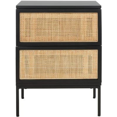 Zadie 2 Drawer Rattan Nightstand - NST5007 - Safavieh 15 Zadie 2 Drawer Rattan Nightstand - NST5007 - Safavieh - Image 13