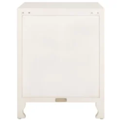 Regius 2 Shelf 1 Door Nightstand - NST5305 - White Washed - Safavieh -Heaco GUEST dc5f4297 5995 4bd7 9775 c63e44c4a35e