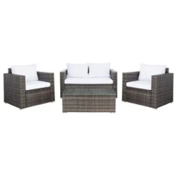 Machie 4Pc Living Set - Indoor/Outdoor - PAT7508 - Safavieh 25 Machie 4Pc Living Set - Indoor/Outdoor - PAT7508 - Safavieh -Heaco GUEST dd0c9eb1 0856 47aa 9143 51801161134b