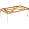 Otto Ginkgo Leaf Coffee Table - Gold/Glass - Safavieh -Heaco GUEST def2c343 8e83 4955 b31a 5944fe61d236