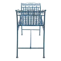 Hadley Bench - Antique Blue - Safavieh -Heaco GUEST dff9508c e0d6 4240 914c b22a8d25a099