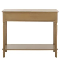 Haven 2 Drawer Small Console - CNS5738C - Brown - Safavieh -Heaco GUEST e17fe7e0 3353 4d85 bb1c d1c7e4a98bbf
