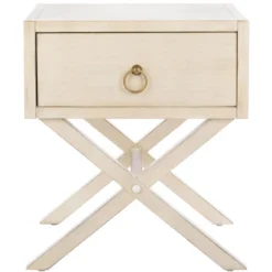 Sadie 1 Drawer Nightstand - NST9200 - Safavieh -Heaco GUEST e202c638 3dc8 4fb6 bed4 94c1ad7e5f89