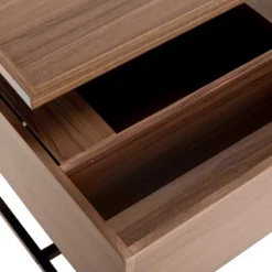 Kristie Contemporary Lift Top Coffee Table - Dark Oak/Black - Safavieh -Heaco GUEST e2167981 ab71 4381 8e2d 57670d940767