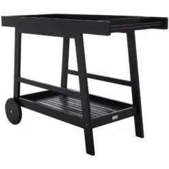 Renzo Indoor/Outdoor Bar Cart - Safavieh -Heaco GUEST e2d9027d cfc1 4af6 80a4 36a012992651