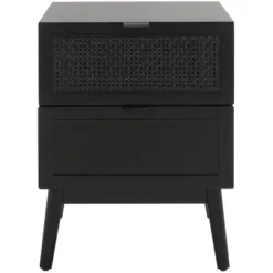 Baisley 2 Drawer Rattan Night Stnd - NST5003 - Safavieh -Heaco GUEST e31545b4 ffc9 458f a8d2 1650986cf65c