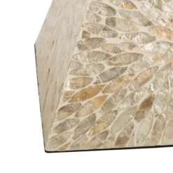 Calypso Sunburst Mosaic Stool - Multi/Beige - Safavieh -Heaco GUEST e37dac3d 70db 4880 b277 7d9a964ce4bb