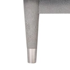 Jodie Faux Shagreen Nightstand - Grey/Silver - Safavieh -Heaco GUEST e3ef008f b4c0 41d9 9952 bc41ba26e611