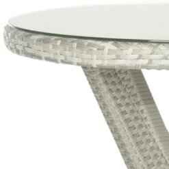 Langer Round Table - Indoor/Outdoor - PAT4006 - Grey - Safavieh -Heaco GUEST e4683a66 12d2 4563 9251 822dd7f619e0