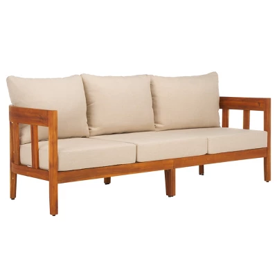 Owen 3 Seater Sofa - Indoor/Outdoor - PAT7091 - Natural/Taupe - Safavieh 5 Owen 3 Seater Sofa - Indoor/Outdoor - PAT7091 - Natural/Taupe - Safavieh - Image 3