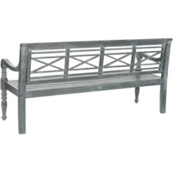 Karoo Bench - Outdoor - Safavieh -Heaco GUEST e502887a 5f8d 4c96 9dbd 5a3f5ebdd4e3
