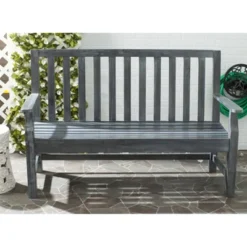 Indaka Bench - Outdoor - Safavieh