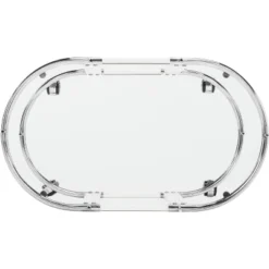 Lennon Acrylic Bar Trolley - Chrome - Safavieh -Heaco GUEST e9d582dd 7f16 4984 bee1 a6f4b045228f