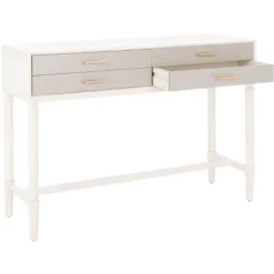 Estella 4 Drawer Console Table - Safavieh -Heaco GUEST ea14c860 97a4 4def ba79 5a495007490e