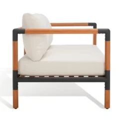 Tommy Eucalyptus And Iron 2 Seater Sofa - Indoor/Outdoor - CPT1030 - Black/White - Safavieh Couture -Heaco GUEST ea985bbc 3fb3 4b71 944e f254cac96e38