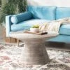 Cristina Rattan Coffee Table - Grey White Wash - Safavieh -Heaco GUEST eba68649 63b9 4bcf bab4 c397d49325ba