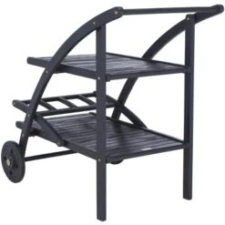 Lodi Outdoor Tea Cart - Safavieh -Heaco GUEST ecc88575 c39d 4c61 a9d9 2868ac2e9f98
