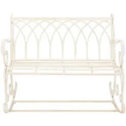 Ressi Rock Bench - Outdoor - Safavieh -Heaco GUEST ed2966be d7ac 43fe 8fec dca85b5de7ab