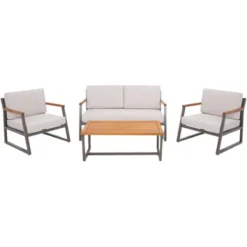Randolph 4 Piece Living Set - Indoor/Outdoor - PAT7730 - Safavieh -Heaco GUEST ed3af487 11ce 41a2 ba43 3187e00023eb
