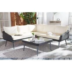 Onri 4 Pc Sofa Set - Indoor/Outdoor - PAT9027 - Safavieh